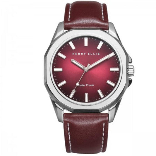 Perry Ellis Solar Powered Mens Watch | Round | 42 MM